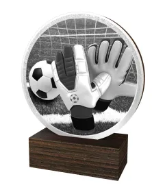Dřevěná plaketa TFRW818 | Fotbal Výška cm: 12,5