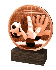 Dřevěná plaketa TFRW819 | Fotbal Výška cm: 13,5