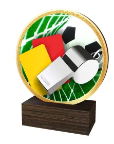 Dřevěná plaketa TFRW820 | Fotbal Výška cm: 9,5