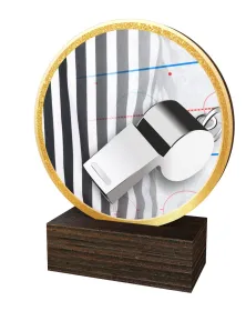 Dřevěná plaketa TFRW824 | Hokej Výška cm: 9,5