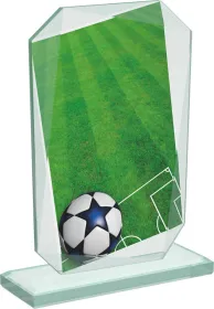 Skleněná trofej CRTF20003M1 | Fotbal Výška cm: 17,5