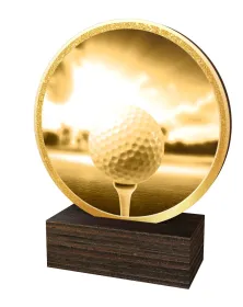 Dřevěná plaketa TFRW837 | Golf Výška cm: 10,5