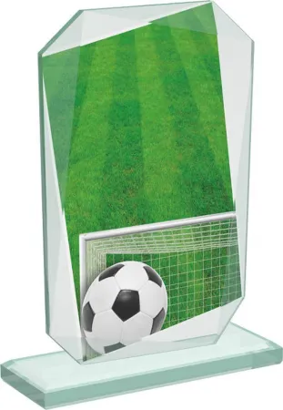 Skleněná trofej CRTF20003M2 | Fotbal Výška cm: 17