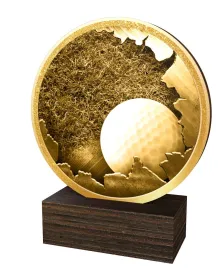 Dřevěná plaketa TFRW841 | Golf Výška cm: 12,5