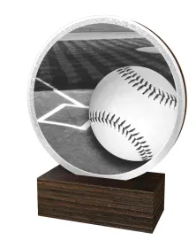 Dřevěná plaketa TFRW854 | Baseball Výška cm: 9,5