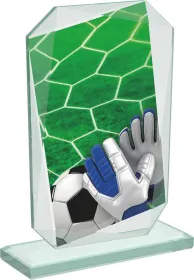 Skleněná trofej CRTF20003M4 | Fotbal Výška cm: 19,5