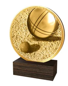 Dřevěná plaketa TFRW889 | Petanque Výška cm: 9,5