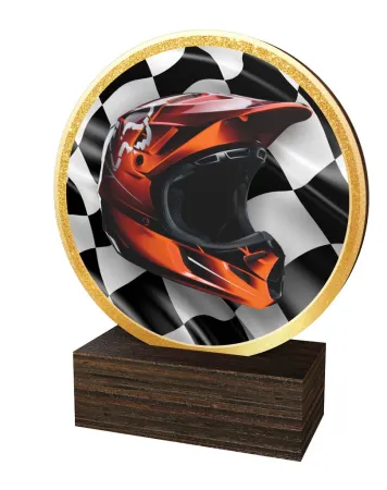 Dřevěná plaketa TFRW904 | Motorsport Výška cm: 12,5