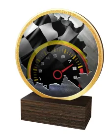 Dřevěná plaketa TFRW908 | Motorsport Výška cm: 12,5