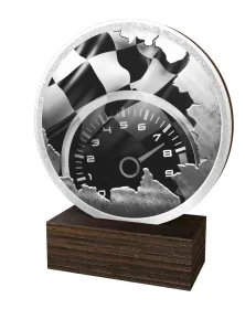 Dřevěná plaketa TFRW910 | Motorsport Výška cm: 10,5