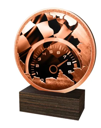 Dřevěná plaketa TFRW911 | Motorsport Výška cm: 12,5