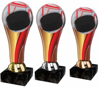 Akrylátová trofej ACL2100M10 | Hokej Výška cm: 15,5, Barva: zlato