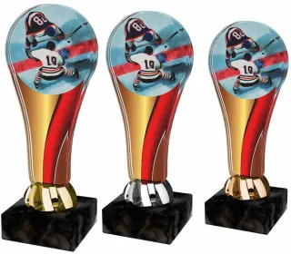 Akrylátová trofej ACL2100M11 | Hokej Výška cm: 14,5, Barva: bronz
