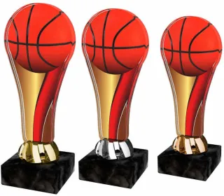 Akrylátová trofej ACL2100M15 | Basketball Výška cm: 14,5, Barva: bronz