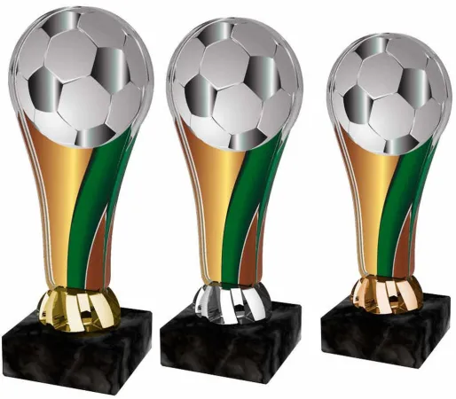 Akrylátová trofej ACL2100M3 | Fotbal Výška cm: 15,5, Barva: zlato