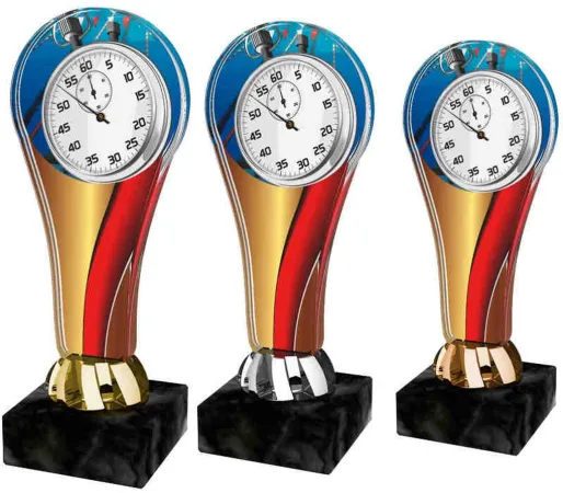 Akrylátová trofej ACL2100M33 | Plavání Výška cm: 14,5, Barva: zlato