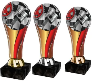 Akrylátová trofej ACL2100M41 | Motorsport Výška cm: 14,5, Barva: zlato