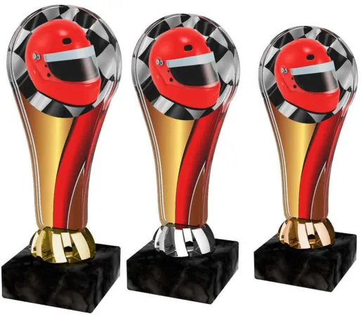 Akrylátová trofej ACL2100M43 | Motorsport Výška cm: 14,5, Barva: bronz