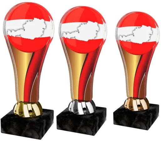 Akrylátová trofej ACL2100M46 Výška cm: 14,5, Barva: bronz