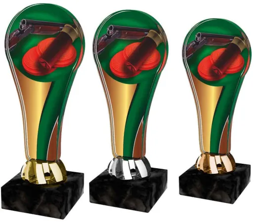 Akrylátová trofej ACL2100M48 | Střelba Výška cm: 15,5, Barva: zlato