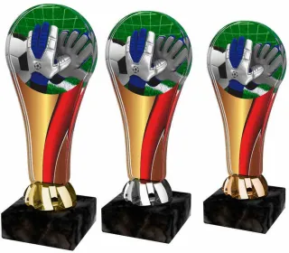 Akrylátová trofej ACL2100M6 | Fotbal Výška cm: 16,5, Barva: bronz