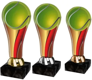 Akrylátová trofej ACL2100M8 | Tenis Výška cm: 16,5, Barva: zlato