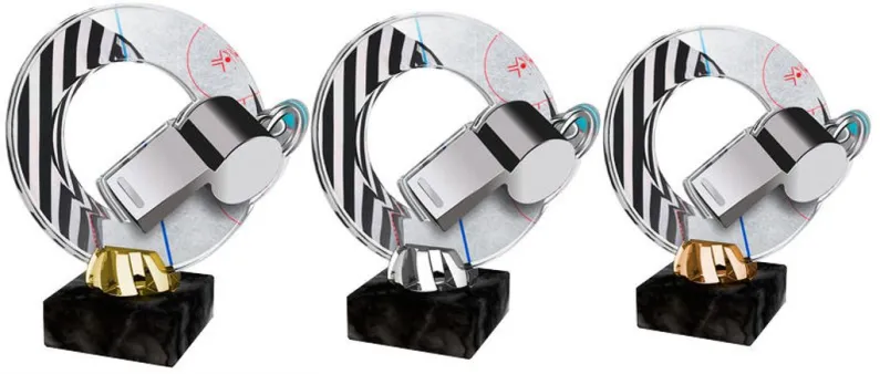 Akrylátová trofej ACL2101M10 | Hokej Výška cm: 13, Barva: bronz