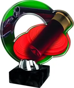 Akrylátová trofej ACL2101M50 | Střelba Výška cm: 13, Barva: bronz