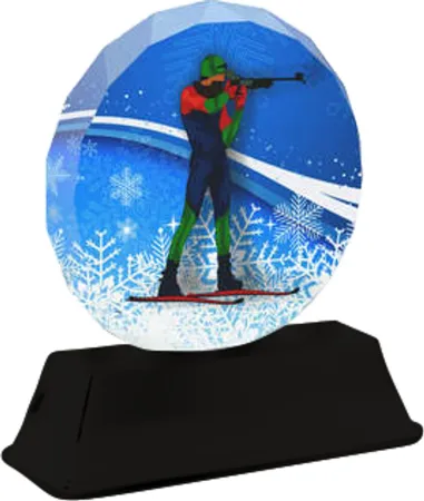 Akrylátová trofej ACES2003M11 | Biatlon Výška: 15cm