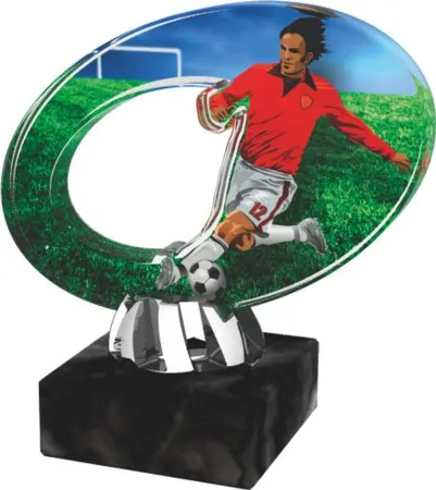 Akrylátová trofej ACL2102M44 | Fotbal Výška cm: 11, Barva: bronz