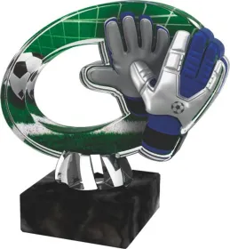 Akrylátová trofej ACL2102M45 | Fotbal Výška cm: 11, Barva: bronz