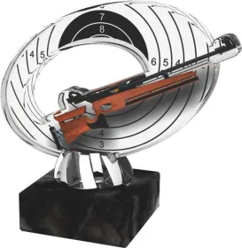 Akrylátová trofej ACL2102M50 | Střelba Výška cm: 11, Barva: zlato