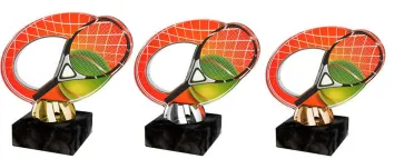 Akrylátová trofej ACL2102M8 | Tenis Výška cm: 11, Barva: zlato