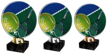 Akrylátová trofej ACL2103M12 | Tenis Výška cm: 13, Barva: zlato