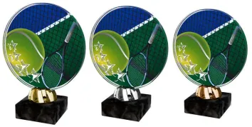 Akrylátová trofej ACL2103M13 | Tenis Výška cm: 14, Barva: bronz