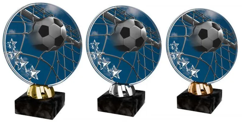 Akrylátová trofej ACL2103M2 | Fotbal Výška cm: 13, Barva: bronz