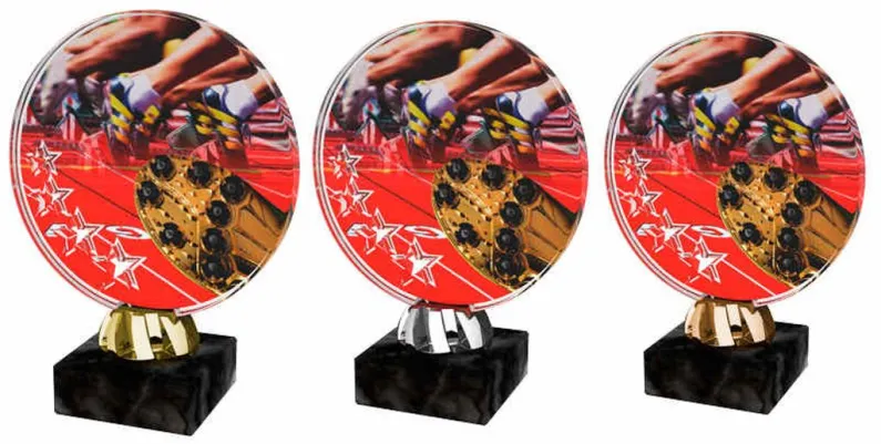 Akrylátová trofej ACL2103M29 | Atletika Výška cm: 13, Barva: stříbro