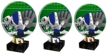 Akrylátová trofej ACL2103M3 | Fotbal Výška cm: 13, Barva: stříbro