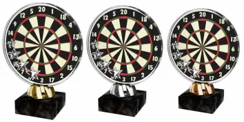 Akrylátová trofej ACL2103M33 | Šipky Výška cm: 14, Barva: bronz