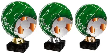 Akrylátová trofej ACL2103M4 | Fotbal Výška cm: 15, Barva: zlato