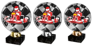 Akrylátová trofej ACL2103M41 | Motorsport Výška cm: 13, Barva: zlato