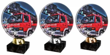 Akrylátová trofej ACL2103M43 | Hasiči Výška cm: 14, Barva: zlato