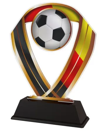 Akrylátová trofej ACRC001M15 | Fotbal Výška cm: 16, Barva: zlato