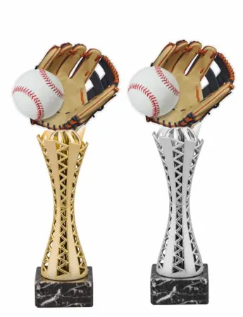 Trofej HLAC03M02 | Baseball Výška cm: 27,5, Barva: stříbro