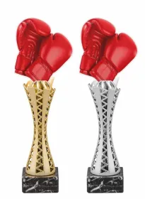 Trofej HLAC03M17 | Bojová umění Výška cm: 27,5, Barva: stříbro