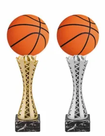 Trofej HLAC03M27 | Basketball Výška cm: 27,5, Barva: stříbro