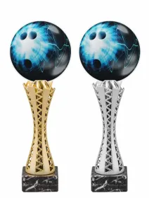 Trofej HLAC03M30 | Bowling Výška cm: 27,5, Barva: stříbro
