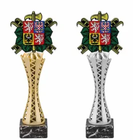 Trofej HLAC03M31 | Hasiči Výška cm: 27,5, Barva: stříbro