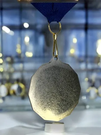 Kovová medaile MDM03M01 | Fotbal Stuha: ST15, MD průměr: 5, Barva: bronz