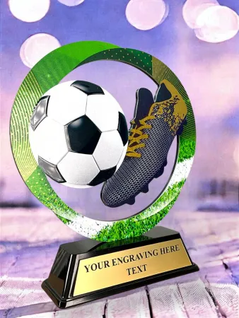 Kovová trofej SAM02M01 | Fotbal Výška cm: 17